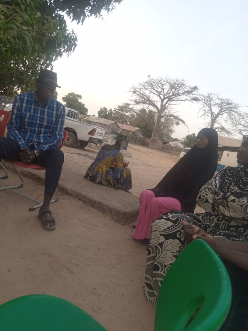 Bwiam Hospital staff audience